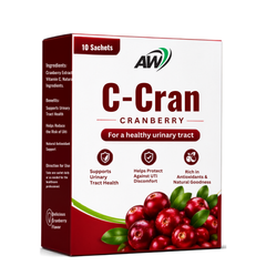 C-Cran Cranberry Sachets | Cranberry Extract & Vitamin C – 10 Sachets
